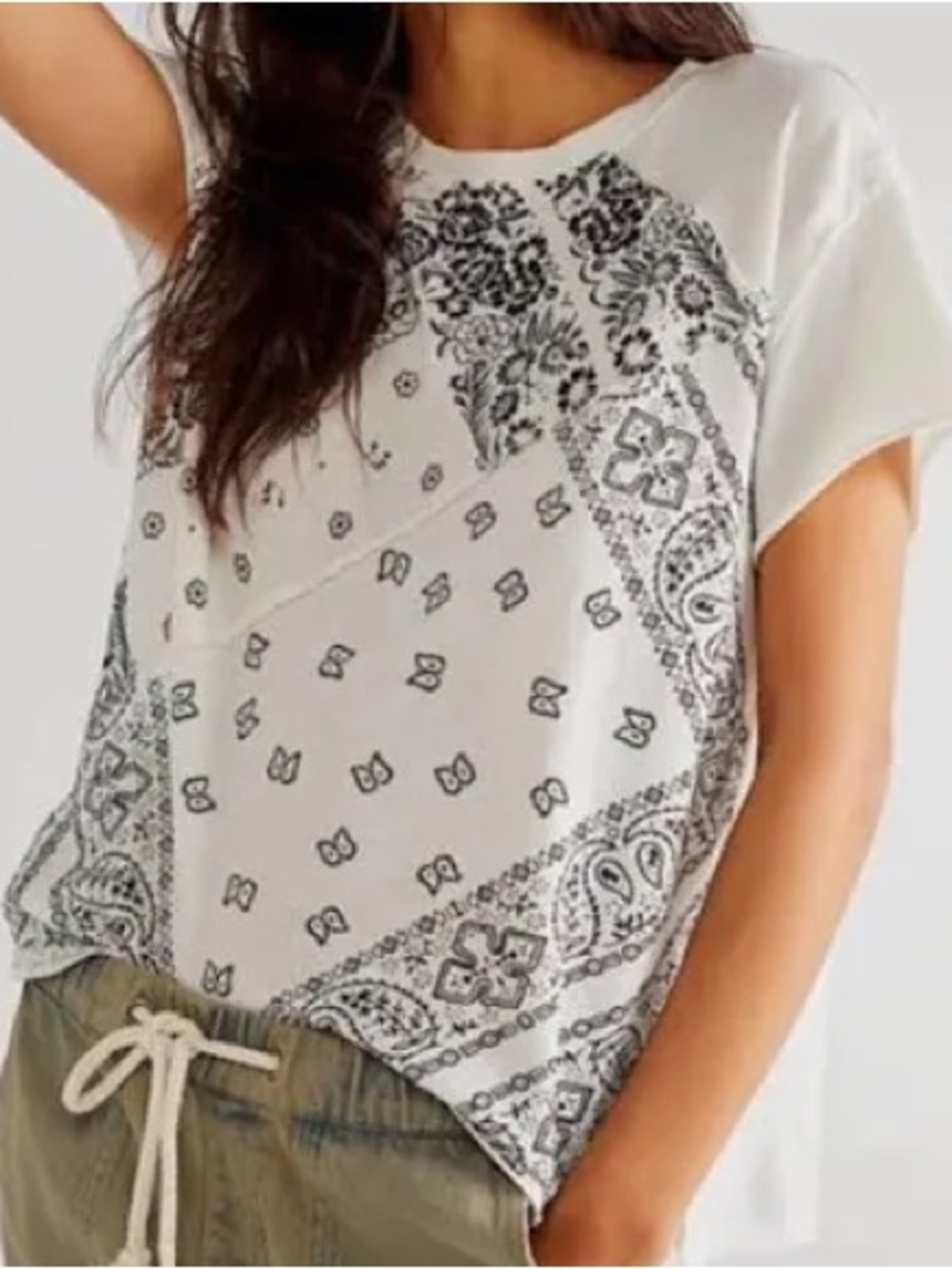 We The Free bandana tee size medium 100% cotton